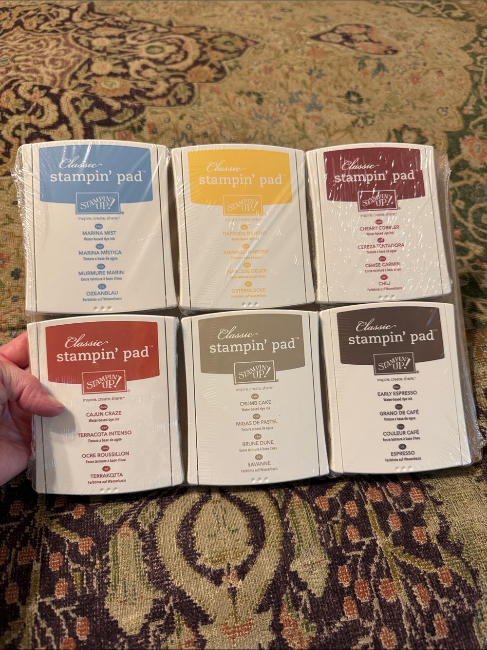 Stampin’ Up ink pads, NWT, set of 6